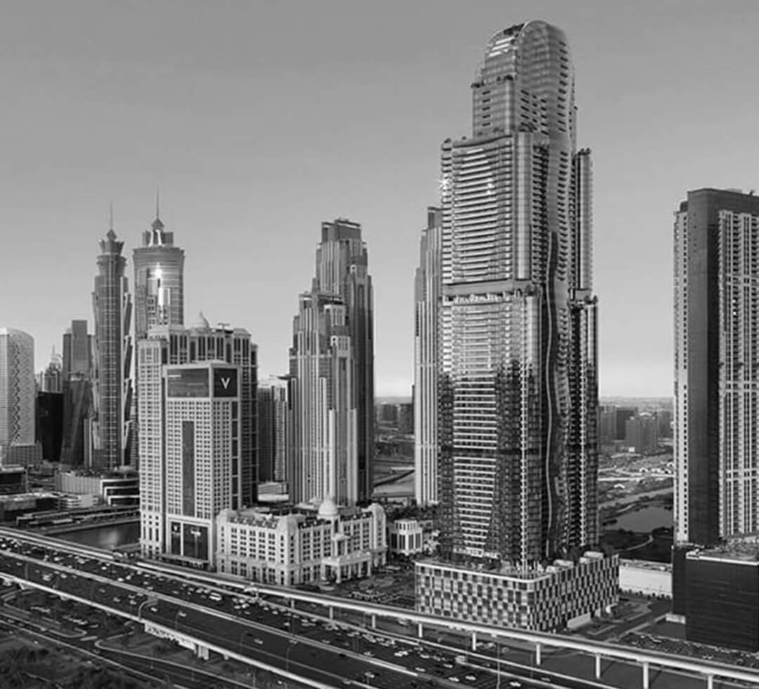 Al Habtoor Tower bw
